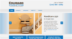 Desktop Screenshot of coloradostairlift.com